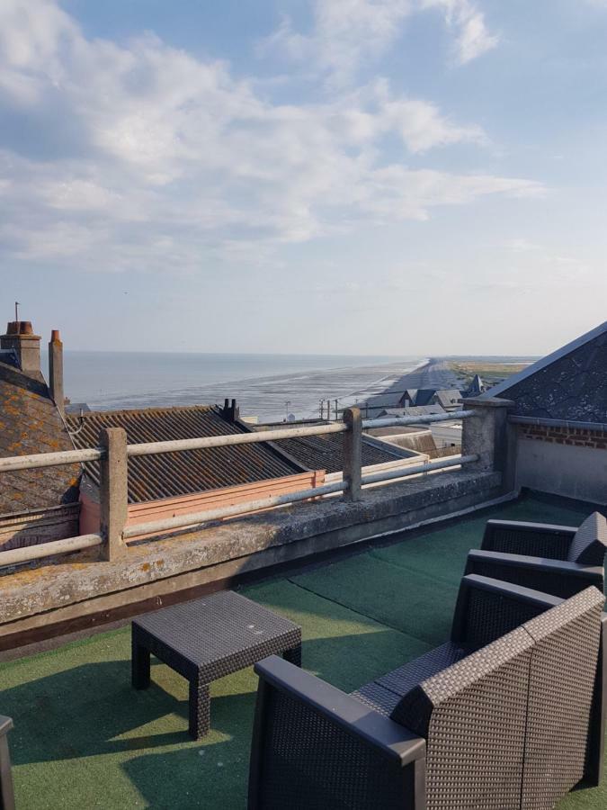 Ferienwohnung Terrasse Vue Sur Mer Ault Exterior foto